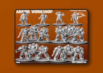Vermilion Miniatures – Armor Workshop – 3D Print Model