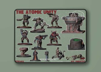 Vermilion Miniatures – Atomic Unity – 3D Print Model