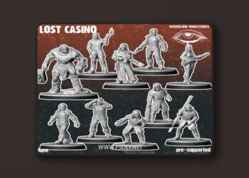 Vermilion Miniatures – Lost Casino – 3D Print Model
