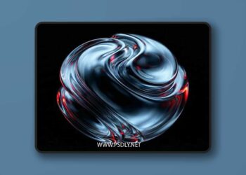 Vibrance Glass Abstract Backgrounds Collection