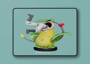 Victreebel and James – Pokemon – 3D Print Model STL