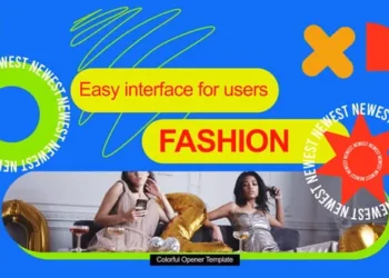 Videohive Colorful Opener Dynamic Fashion and Lifestyle Typography 62146024