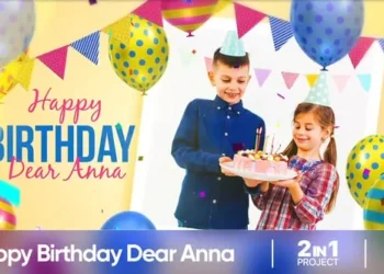 Videohive Happy Birthday Dear Anna 33515946