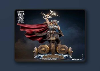 Wicked – She Thor Sculpture – 3D Print Model STL