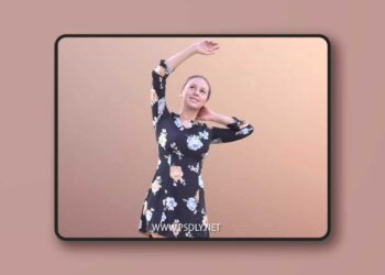 Woman Dancing In Summer Dress low poly 3d Model