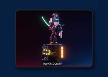 CA 3D Studios – Cyber Samurai – 3D Print Model STL