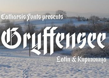 Gryffensee Font Family 4xOTF