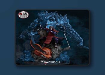 Kiba Studio – Madara with Kurama Susano and Wooden Dragon – 3D Print Model