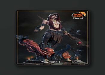 Nomnom Figures – Morrigan – Dragon Age – 3D Print Model STL