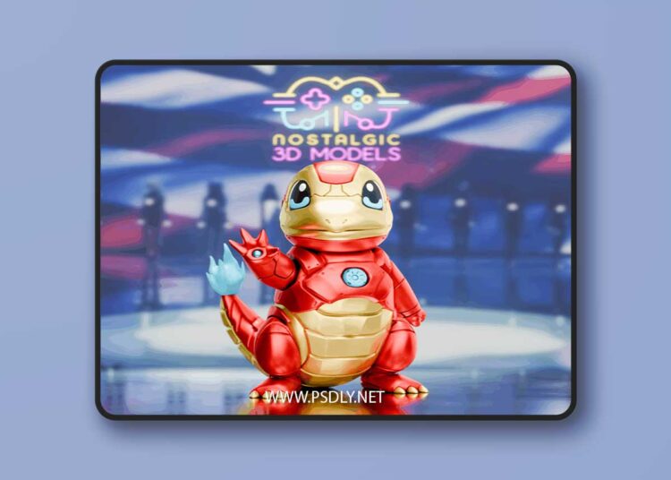 Nostalgic – Charmander x Ironman – 3D Print Model 1 Nostalgic – Charmander x Ironman – 3D Print Model