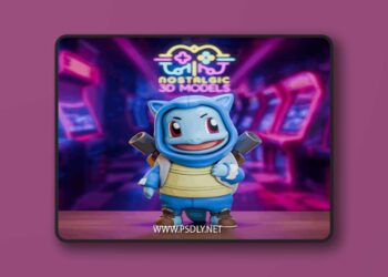 Nostalgic – Young Squirtle – 3D Print Model
