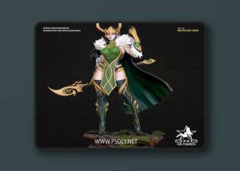 OXO3D Figures – Lady Loki Rivals – 3D Print Model STL