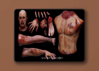 Rigged Male body parts collection vol.1 (4.27 and 5.0 – 5.7)