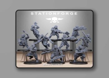 Station Forge – Corrupted Guard Spikers – 3D Print Model