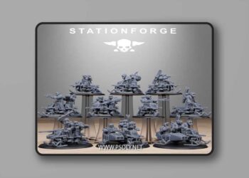 Station Forge – GrimGuard FrostWatch Snowbikers – 3D Print Model