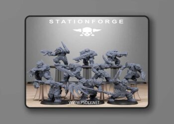 Station Forge – Orkaz Biotech Looters – 3D Print Model