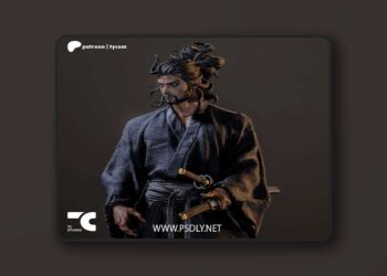 TC Studio – Miyamoto Musashi – 3D Print Model