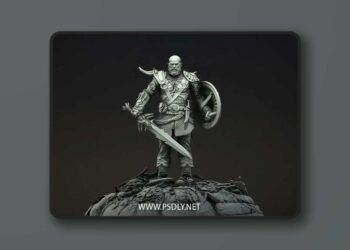 VIKING warrior 3D print Model