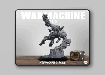 Warmachine – Crucible Guard Aurum Lucanum Athanor Locke – 3D Print Model