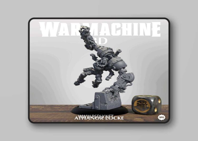 Warmachine – Crucible Guard Aurum Lucanum Athanor Locke – 3D Print Model 1 Warmachine – Crucible Guard Aurum Lucanum Athanor Locke – 3D Print Model