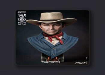 Wicked – Alan Grant Portrait Bust – 3D Print Model STL