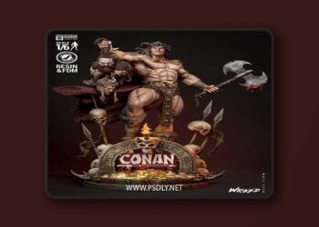 Wicked – Conan The Barbarian Sculpture – 3D Print Model STL