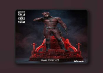 Wicked – Daredevil Sculpture – 3D Print Model STL