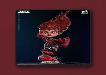 ZEZ Studio – Scarlet Chibi – 3D Print Model STL