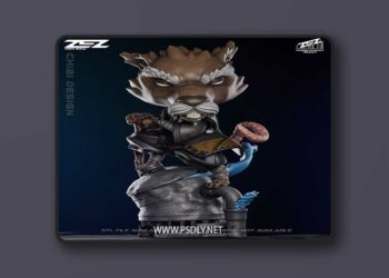 ZEZ Studio – Splinter chibi – 3D Print Model STL